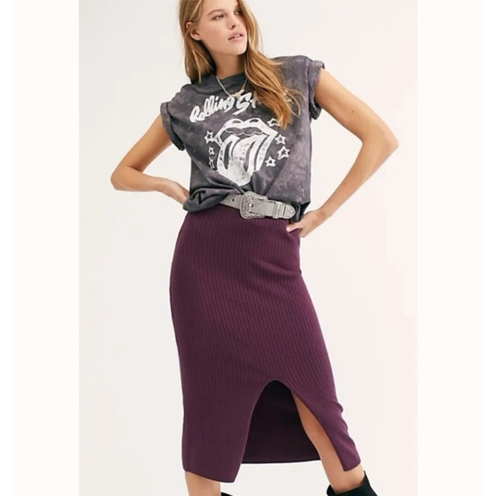 Free People Skyline Midi Skirt